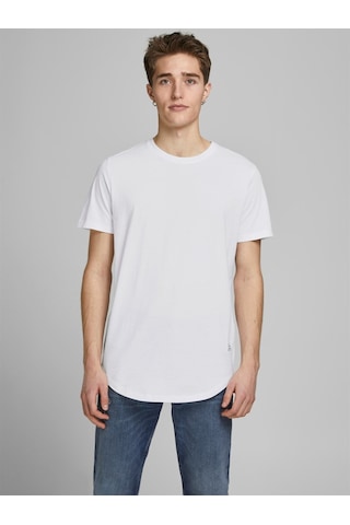 Jack & Jones Enoa Tee Crew Neck Noos Erkek T-Shirt Beyaz