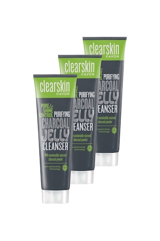 Avon Clearskin Pore Shine Gözenek Ve Parlaklık Kontrolü İçin Jel Temizleyici 3 x 100 ML
