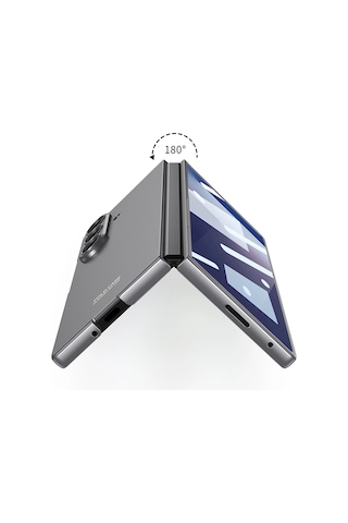 Samsung Uyumlu Galaxy Z Fold 7 Kılıf Zore Sert Kıpta Kapak Çok Renkli