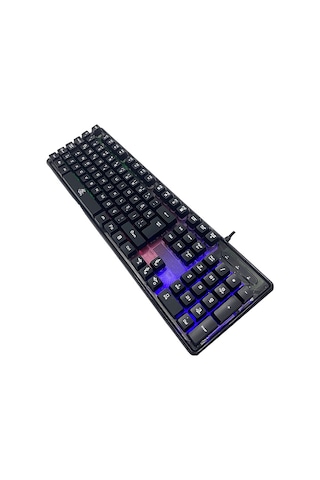 Dexim KBL707 Mekanik Hisli Rgb Led Arka Işıklı Şeffaf Kablolu Gaming Oyuncu Klavye