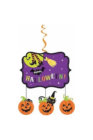 Happy Halloween Asmalı Tavan Süsü Diğer