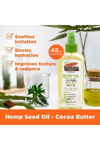 Palmer's Cocoa Butter Formula Hemp Oil Body Oil Rahatlatıcı Vücut Yağı 150 ML