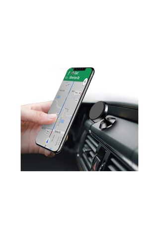 Createtech Manyetik Araç Tutucu İphone Uyumlu X/xs Telefon Dağı, Evrensel Mıknatıs, Siyah - -
