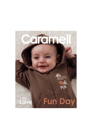 Caramell Barbosa Kışlık Fun Day 3 İplik Şardonlu Erkek Bebek Lux Tulum Kahverengi