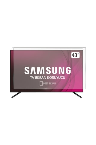 Samsung Uyumlu 43cu7000 Tv Ekran Koruyucu - Samsung Uyumlu 43" İnç Ekran Koruyucu Ue43cu7000uxtk