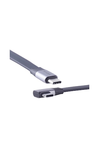 Vcom Cu582ra-2.0 Type-c Usb4 V2 90 Derece Düz 2.0m Şarj Kablosu Kdo