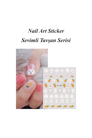 Nail Art Sticker Kendinden Yapışkanlı, Tırnak Süsleme, Tırnak Dövmesi Stikır 2289 Turuncu-2289 Nail Art Sticker Kendinden Yapışkanlı, Tırnak Süsleme, Tırnak Dövmesi Stikır 2289 Turuncu-2289