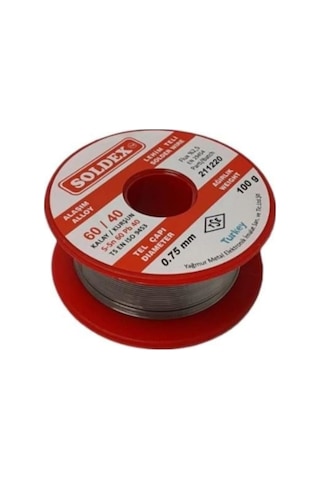 Soldex 60/40 100 G Lehim Teli 0.75 MM