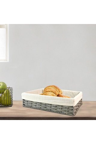 Maoyaya Suntek M Beden Gri Ekmek Sepeti - Pratik Ve Şık Saklama Çözümü Gri