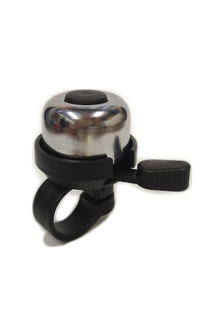 Sarissa Çocuk Bisikleti Zil 1. Kalite Plastik Gövde Metal Çan Siyah Gümüş Gümüş - Siyah