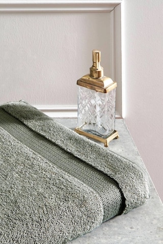 Özdilek-woven Yeşil-süper Yumuşak Büyük Boy Banyo Havlusu 90x150
