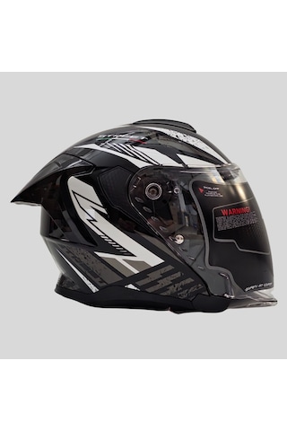 Arwic Street Model Yarım Motosiklet Kaskı Ar836 Gri