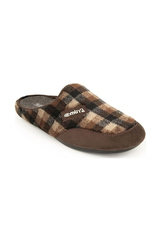 Muya Tauri 31801-004 Erkek Kışlık Ev Terliği Kahve 40-45 Kahverengi