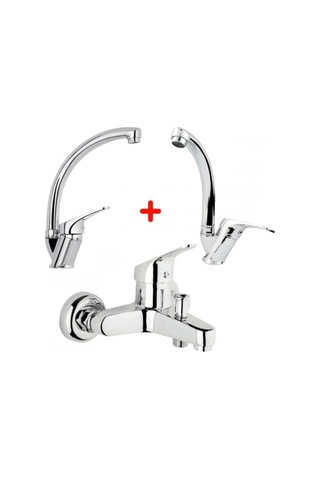 Mix Banyo Bataryası Lavabo - Evye 3 Lü Avantajlı Set Diğer