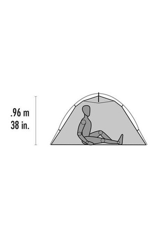 Msr Hubba Tour 1 Tek Kişilik Çadır Grey Siyah
