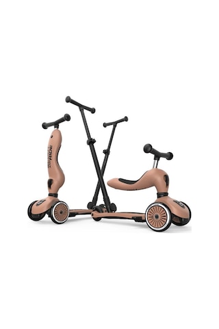 Scoot And Ride Push And Go Ebeveyn Kontrollü Çocuk Scooter Mocha 240527-00820 Mocha