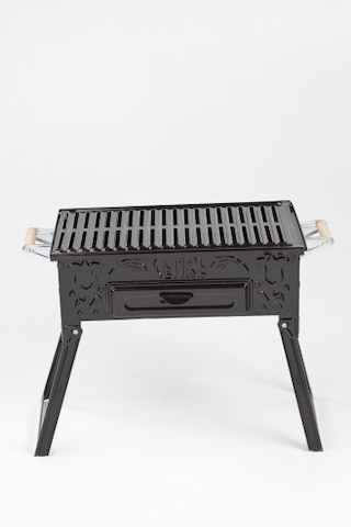 Cemre C05 Lüx Mangal Ayaklı Yağdanlıklı 28x50 Cm Siyah