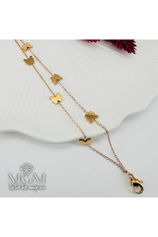 Mepa Gold Çelik Bileklikler 16+5 Cm Uzatma Payı - Kbl0152 Najmaddin Altın