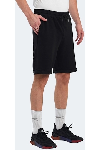 Slazenger KENINS IN Erkek Cepli Siyah Şort