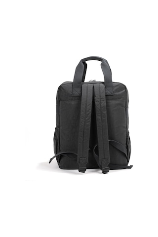 1175 Büyük Boy Krinkıl Kumaş Sırt Çantası Smart Bags 01 Siyah