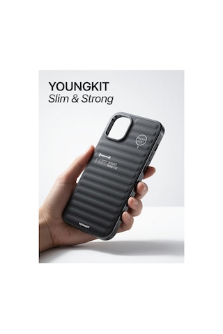 Apple iPhone Uyumlu 11 Sert Koruyuculu Kılıf Siyah
