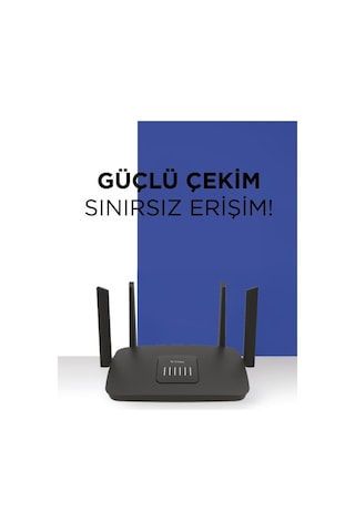 Torima AC06 2.4GHz - 5GHz 1200 Mbps Çift Bant Kablosuz Wifi Router