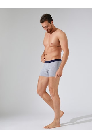 Koton Pamuklu 3'lü Set Basic Boxer Lacivert 3wlm90032mk Lacivert