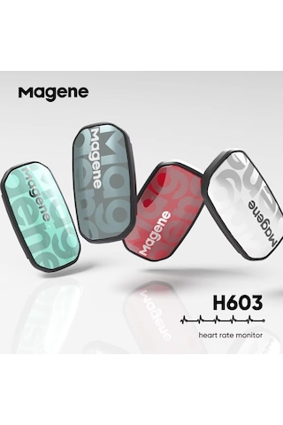 Magene H603 Göğüs Nabız Bandı Beyaz