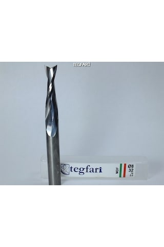 Tegfari Cnc Router Bıçak 8X32Mm Mdf Ahşap Karbur