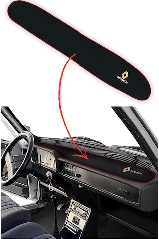 Renault 12 Toros Torpido Koruma Kaplama Halısı Örtüsü Torpido Vites Orta Konsol Yan Kaplama Halısı