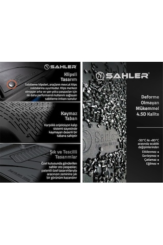 Sahler Togg T10f 2025+ 4,5d Havuzlu Paspas