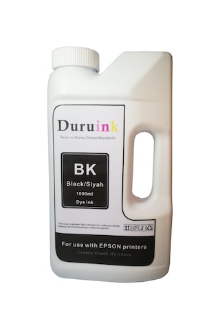 DURUINK EPSON EcoTank L3160 103 UYUMLU MÜREKKEP SETİ 4 RENK X 70ML+1000ML SİYAH