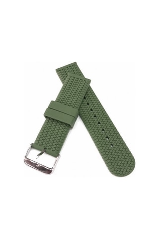 18 Mm Renkli Silikon Baskılı Desenli Saat Kordonu Kayışı