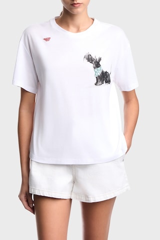Emporio Armani Bayan T Shirt Ew004386 Af24854 U0002 Beyaz BEYAZ