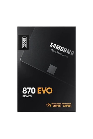 Samsung 870 Evo 250gb 2.5 İnç Sata Ssd 560-530mb/s