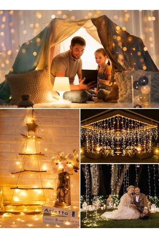 Suofeng Led Bakır Tel Işık Zinciri, Usb Kumandalı, 5m 50 Işık, Isınak Beyaz, Fotoğraf-kart Tutucu, Dekoratif Aydınlatma, Festivaller-iç Mekan