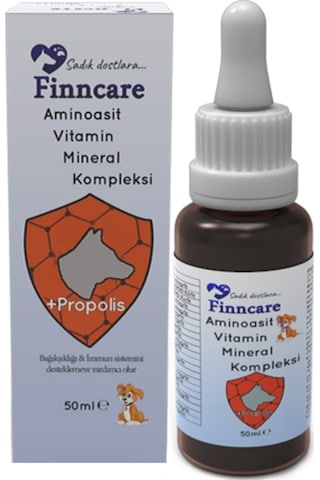 Finncare Aminoasit Vitamin Mineral Kompleksi Köpekler İçin Propolis 50 ML Finncare Aminoasit Vitamin Mineral Kompleksi Köpekler İçin Propolis 50 ML