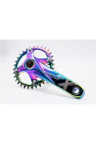 Kron Raptor Hollowtech Aynakol 32 Dişli - Rainbow Çok Renkli