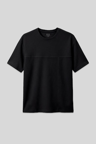 Oversize Fit Basic 3lü Paket Siyah-kırmızı-parlament Erkek T-shirt - 88380 Siyah - Mavi