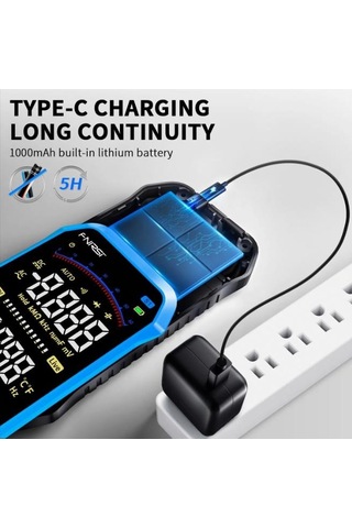 Fnırsı S1 Büyük Ekranlı Dijital Multimetre - Ölçü Aleti