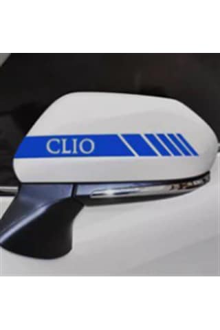 Renaul Clio Ayna Sticker Etiket Modeli