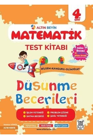 Altın Nokta Yayınları 4.sınıf Bilsem-kanguru-olimpiyat Sınavlarına Hazırlık Seti 6 Kitap
