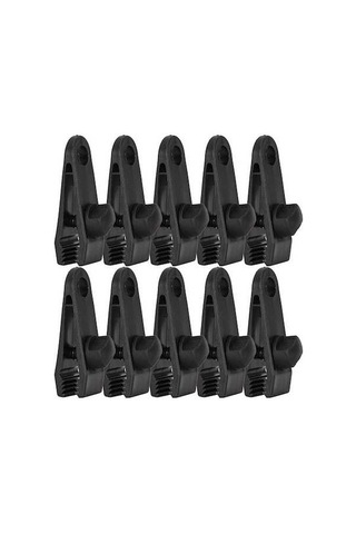 Artfulabode Siyah Siyah Seçenekli Plastik Paket Kelepçesi Kamuflaj Geeroyoo Çadır Boyut, Ağırlık, 80x15x35mm 22g 10'lu / - Mh Siyah