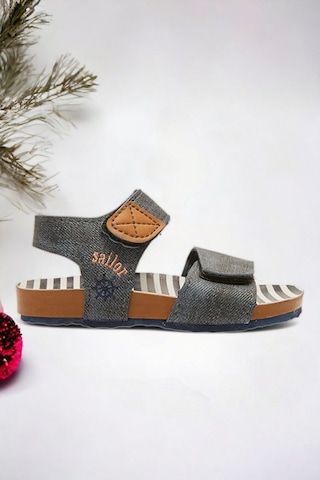 Lacivert Geçişli Çocuk Sandalet 001