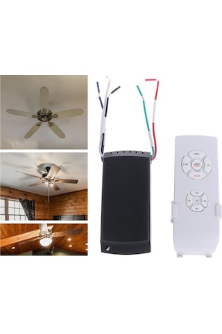 Pazly Vantilatörü Uzaktan Tavan Suntek Seti Kumanda Işık Dorm Club Gy