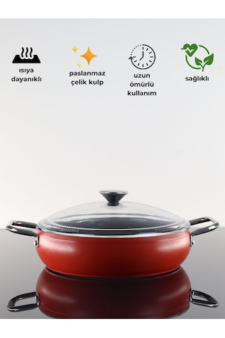 Bonera Pro-plus 26 Cm Karnıyarık Kırmızı - Pro 1041 Kırmızı