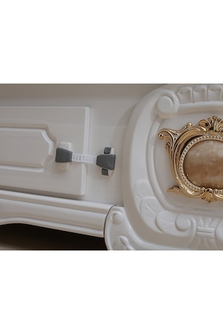 Portakal Safety Çok Amaçlı Dolap Kilidi Gri Çok Renkli