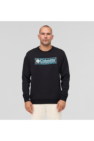 Columbia Cs0442 Csc M Branded Blanket Crew Erkek Sweatshirt 9150281010 Siyah