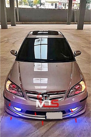 Honda Civic Vtec 2 Makyajlı S2000 Ön Tampon Eki Fiberglass Boyasız