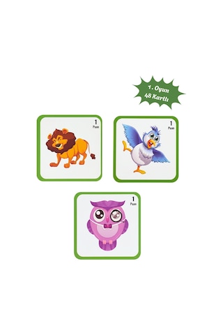 +3 Yaş Hayvanlar Hafıza Oyunu (moli Toys)